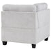 Georgina Upholstered Corner Chair Steel - Casa Morelos / Coahuila Furniture (Oklahoma City, OK)
