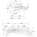Georgina Modular Sectionals 5 - Casa Morelos / Coahuila Furniture (Oklahoma City, OK)
