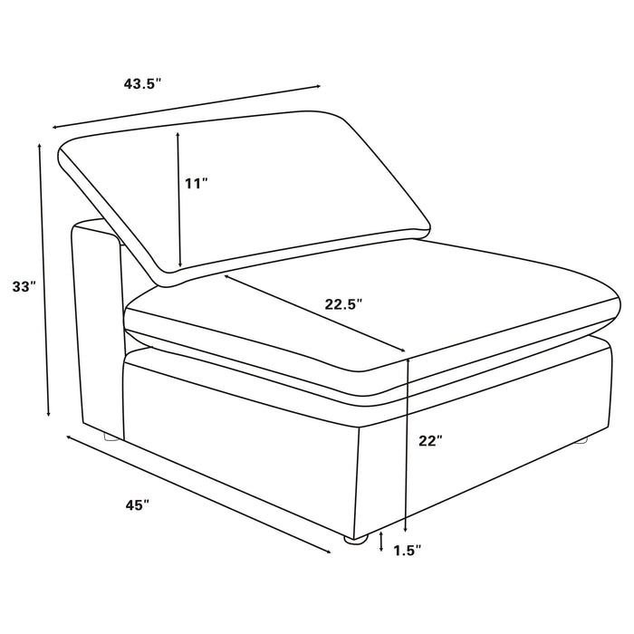 Raleigh Modular Sectional Sofa - Casa Morelos / Coahuila Furniture (Oklahoma City, OK)