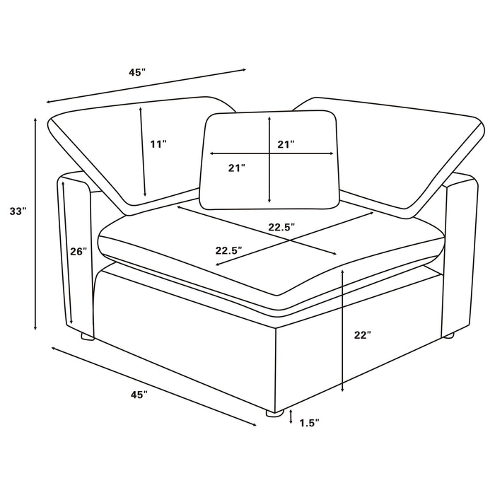 Raleigh Modular Sectional Sofa - Casa Morelos / Coahuila Furniture (Oklahoma City, OK)