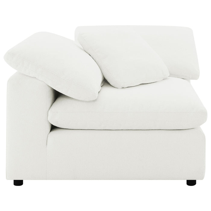 Raleigh Boucle Upholstered Corner Chair - Casa Morelos / Coahuila Furniture (Oklahoma City, OK)
