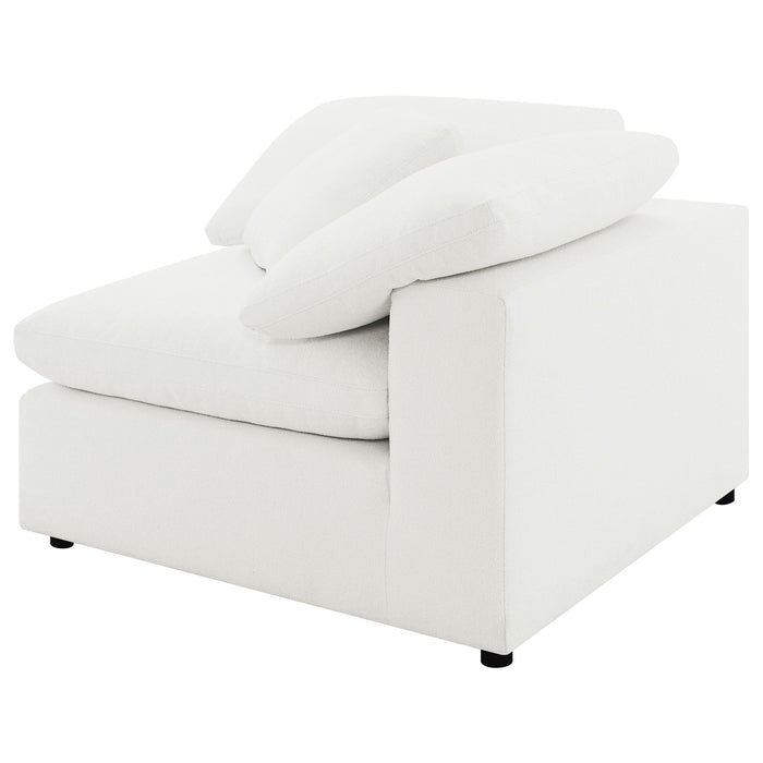Raleigh Boucle Upholstered Corner Chair - Casa Morelos / Coahuila Furniture (Oklahoma City, OK)