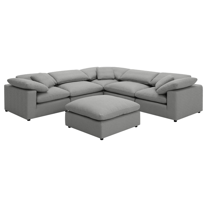 Raleigh Boucle Upholstered Modular Sectional - Casa Morelos / Coahuila Furniture (Oklahoma City, OK)