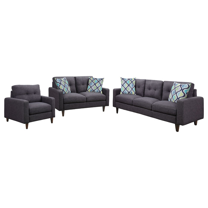 Watsonville Stationary Black Set 3 Pc - Casa Morelos / Coahuila Furniture (Oklahoma City, OK)