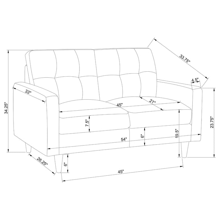 Watsonville Stationary 3 Pc Sets - Casa Morelos / Coahuila Furniture (Oklahoma City, OK)