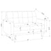 Watsonville Stationary 3 Pc Sets - Casa Morelos / Coahuila Furniture (Oklahoma City, OK)