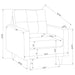 Watsonville Stationary Black Set 3 Pc - Casa Morelos / Coahuila Furniture (Oklahoma City, OK)