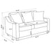 Christine Stationary Sets - Casa Morelos / Coahuila Furniture (Oklahoma City, OK)