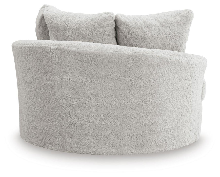 Cuddle Plush Oversized Swivel Accent Chair - Casa Morelos / Coahuila Furniture (Oklahoma City, OK)