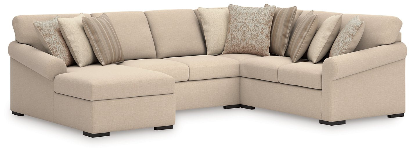 LadyMae Sectional with Chaise - Casa Morelos / Coahuila Furniture (Oklahoma City, OK)