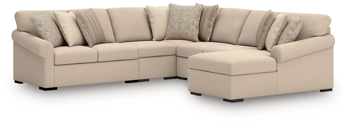 LadyMae Sectional with Chaise - Casa Morelos / Coahuila Furniture (Oklahoma City, OK)