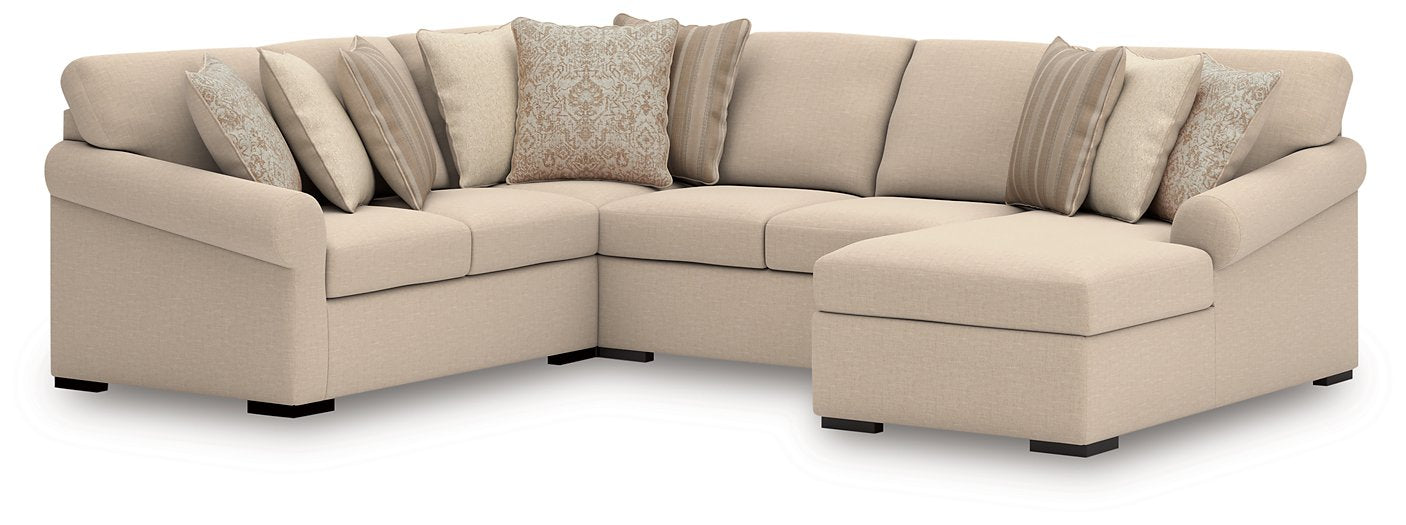 LadyMae Sectional with Chaise - Casa Morelos / Coahuila Furniture (Oklahoma City, OK)
