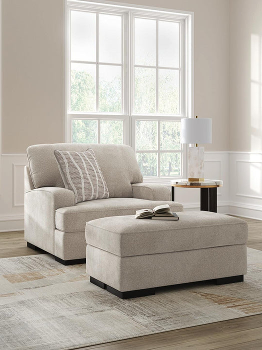 High Profile Chair & Ottoman Living Room Set - Casa Morelos / Coahuila Furniture (Oklahoma City, OK)