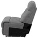 Higgins Upholstered Armless Chair Grey - Casa Morelos / Coahuila Furniture (Oklahoma City, OK)