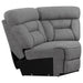 Higgins Upholstered Wedge Grey - Casa Morelos / Coahuila Furniture (Oklahoma City, OK)