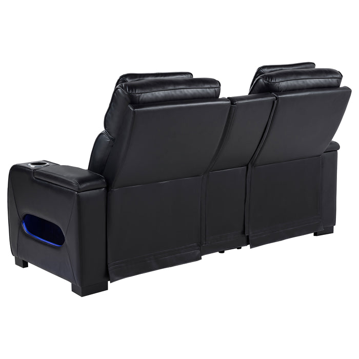 Zuma Dual Power Reclining Loveseat