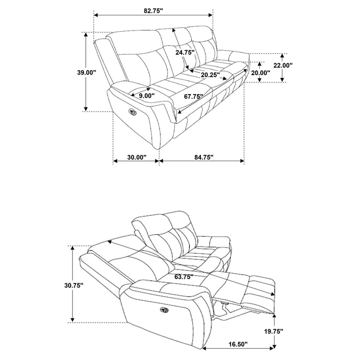 Lawrence Reclining Sets - Casa Morelos / Coahuila Furniture (Oklahoma City, OK)