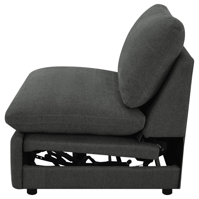 Collins Black Reclining Sectional - Casa Morelos / Coahuila Furniture (Oklahoma City, OK)