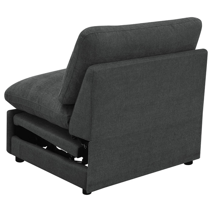 Collins Black Reclining Sectional - Casa Morelos / Coahuila Furniture (Oklahoma City, OK)
