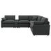 Collins Black & White Reclining Sectional - Casa Morelos / Coahuila Furniture (Oklahoma City, OK)