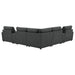 Collins Black & White Reclining Sectional - Casa Morelos / Coahuila Furniture (Oklahoma City, OK)