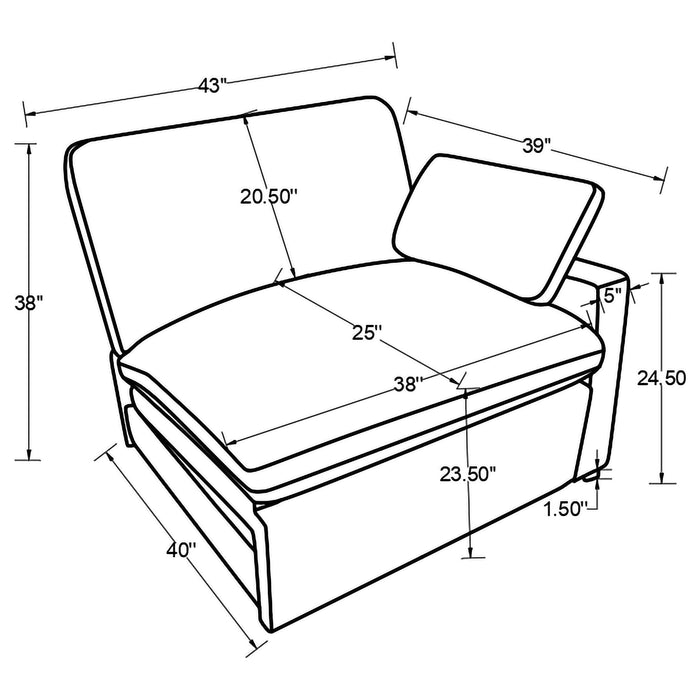 Collins Recling Sectionals - Casa Morelos / Coahuila Furniture (Oklahoma City, OK)