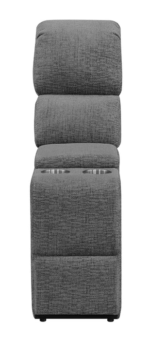 Bahrain Black Reclining Sectional - Casa Morelos / Coahuila Furniture (Oklahoma City, OK)