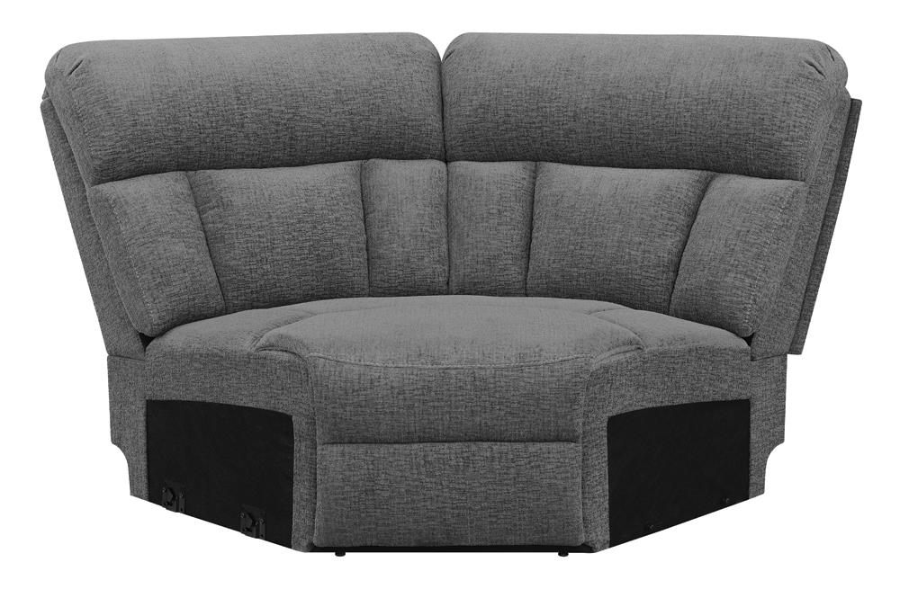 Bahrain Upholstered Wedge Charcoal - Casa Morelos / Coahuila Furniture (Oklahoma City, OK)