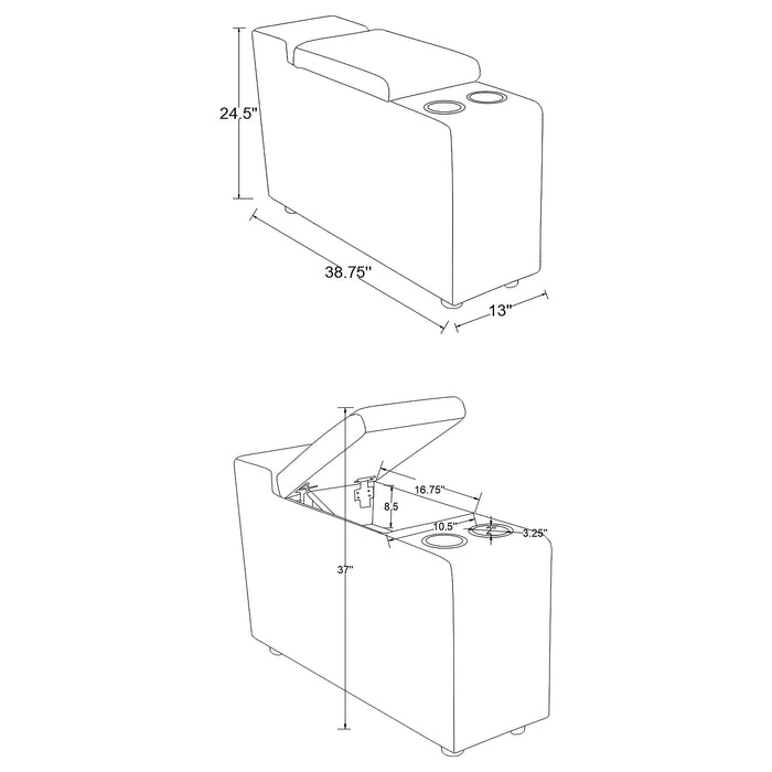 Collins Storage Console - Casa Morelos / Coahuila Furniture (Oklahoma City, OK)