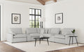 Collins Black & White Reclining Sectional - Casa Morelos / Coahuila Furniture (Oklahoma City, OK)