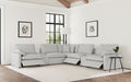 Collins Black & White Reclining Sectional - Casa Morelos / Coahuila Furniture (Oklahoma City, OK)