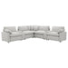 Collins Black & White Reclining Sectional - Casa Morelos / Coahuila Furniture (Oklahoma City, OK)