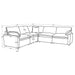 Collins Reclining Sectionals Upholstered - Casa Morelos / Coahuila Furniture (Oklahoma City, OK)