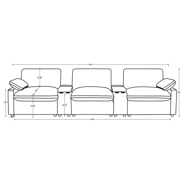 Collins Power Home Theater Seating