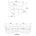 Sycamore Reclining Sectionals - Casa Morelos / Coahuila Furniture (Oklahoma City, OK)