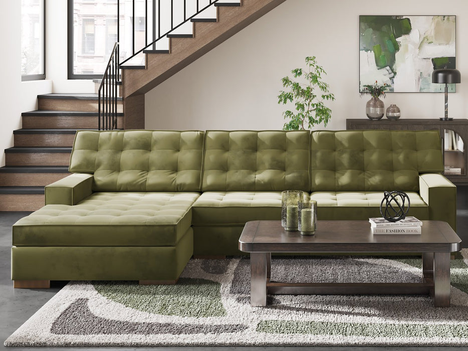 Caspian-Town Sectional with Chaise - Casa Morelos / Coahuila Furniture (Oklahoma City, OK)
