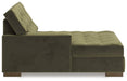 Caspian-Town Sectional with Chaise - Casa Morelos / Coahuila Furniture (Oklahoma City, OK)