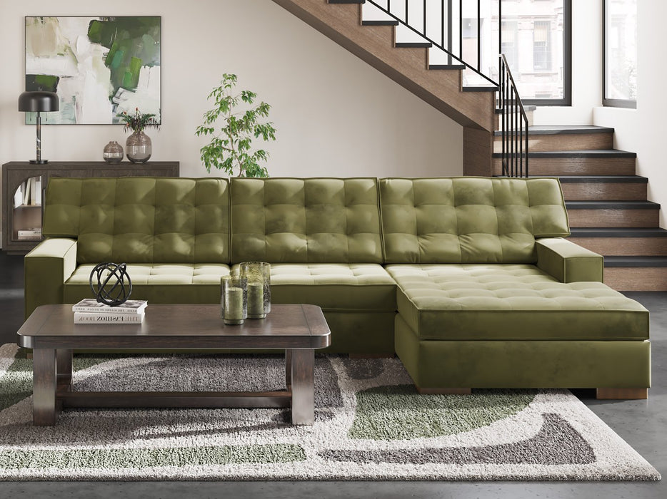 Caspian-Town Sectional with Chaise - Casa Morelos / Coahuila Furniture (Oklahoma City, OK)