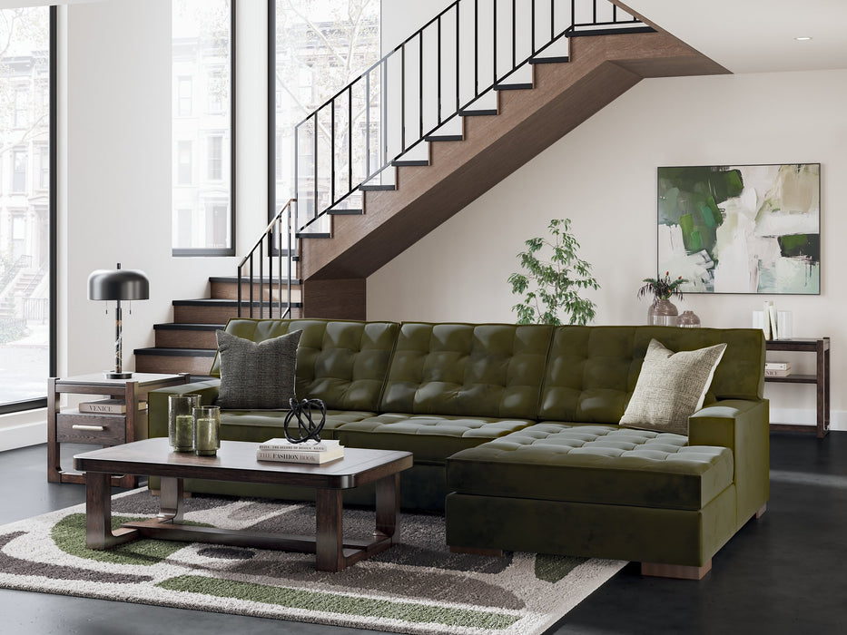 Caspian-Town Sectional with Chaise - Casa Morelos / Coahuila Furniture (Oklahoma City, OK)