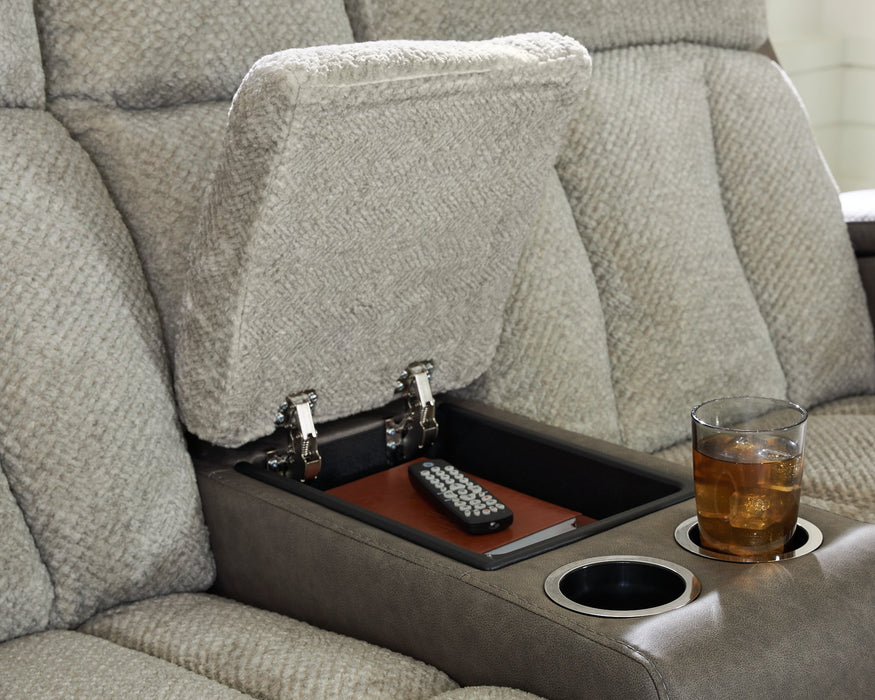 WhipLash Power Reclining Loveseat with Console - Casa Morelos / Coahuila Furniture (Oklahoma City, OK)