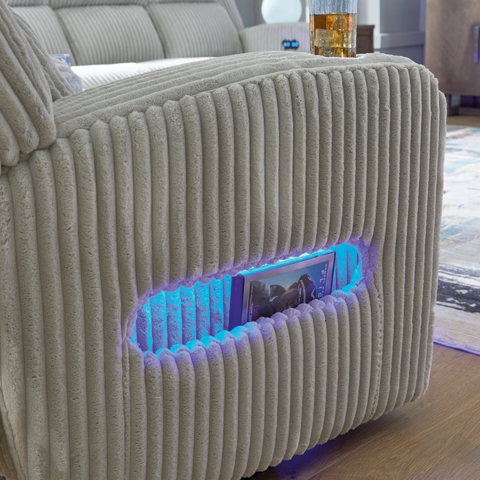 Forest Lake Power Reclining Loveseat with Console - Casa Morelos / Coahuila Furniture (Oklahoma City, OK)