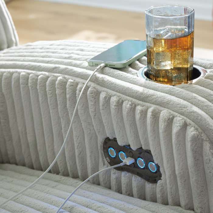 Forest Lake Power Reclining Sofa - Casa Morelos / Coahuila Furniture (Oklahoma City, OK)