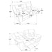 Greer Reclining 3 Pc Sets - Casa Morelos / Coahuila Furniture (Oklahoma City, OK)