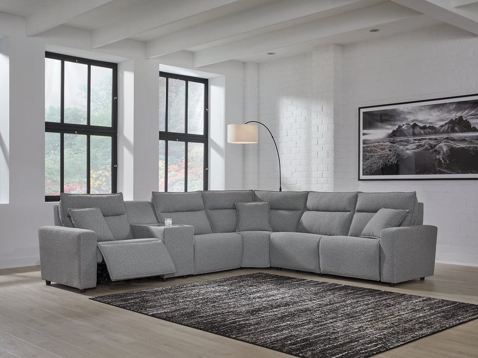 Modmax Reclining Sectional with Console - Casa Morelos / Coahuila Furniture (Oklahoma City, OK)