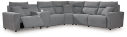 Modmax Reclining Sectional with Console - Casa Morelos / Coahuila Furniture (Oklahoma City, OK)