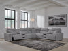 Modmax II Power Reclining Sectional with Audio Consoles - Casa Morelos / Coahuila Furniture (Oklahoma City, OK)