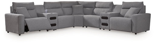 Modmax II Power Reclining Sectional with Audio Consoles - Casa Morelos / Coahuila Furniture (Oklahoma City, OK)