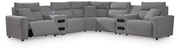 Modmax II Power Reclining Sectional with Audio Consoles - Casa Morelos / Coahuila Furniture (Oklahoma City, OK)
