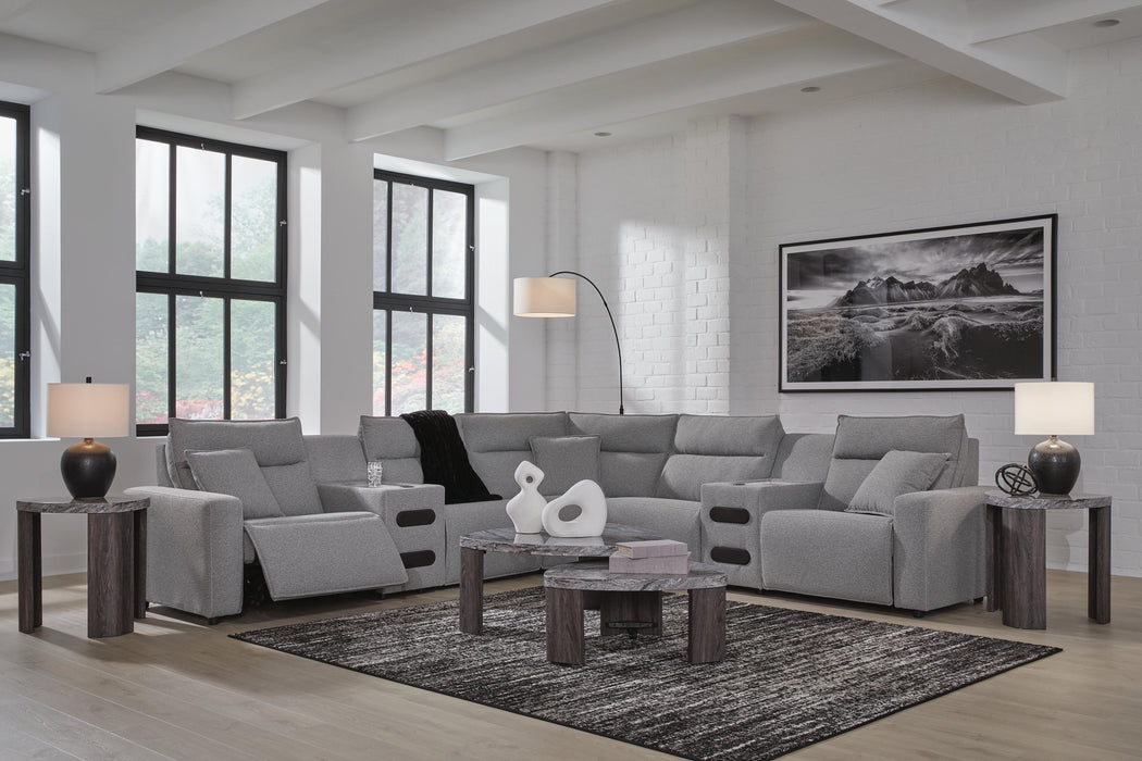 Modmax II Power Reclining Sectional with Audio Consoles - Casa Morelos / Coahuila Furniture (Oklahoma City, OK)