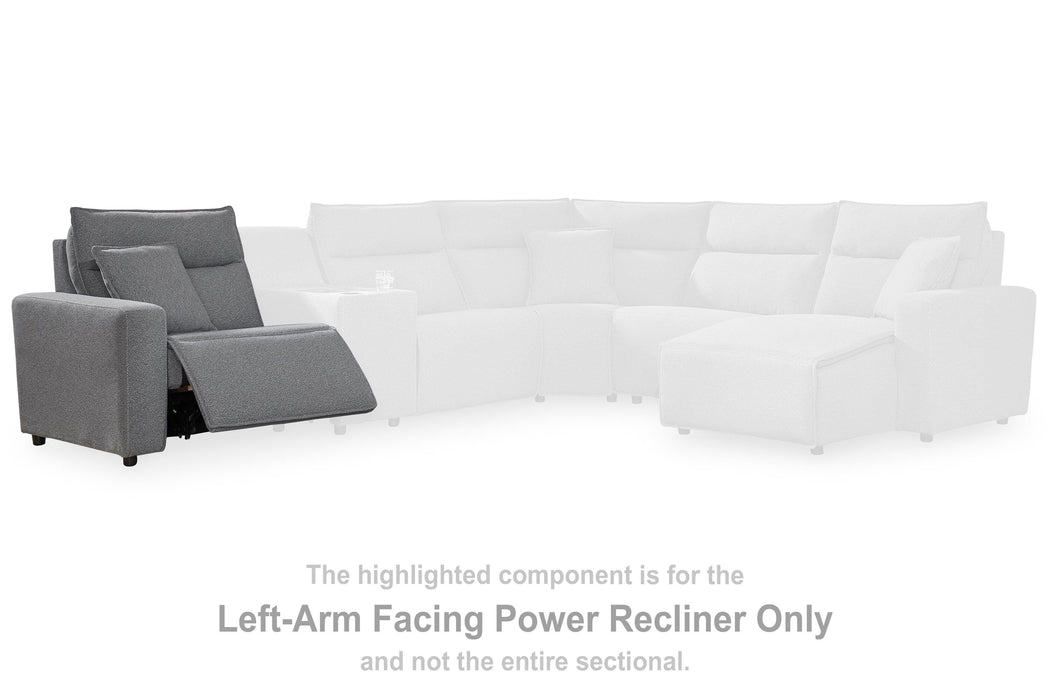Modmax II Power Reclining Sectional with Audio Consoles - Casa Morelos / Coahuila Furniture (Oklahoma City, OK)
